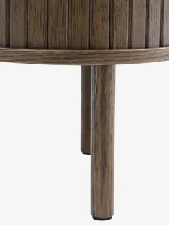 LYNGVIGTable de nuit LYNGVIG 2 portes tambours chêne foncé