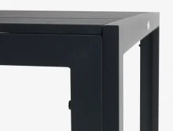 MADERUP + LOMMAMADERUP L205 table noir + 4 LOMMA chaises inclinables noir