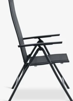 MADERUP + LOMMAMADERUP L205 table noir + 4 LOMMA chaises inclinables noir