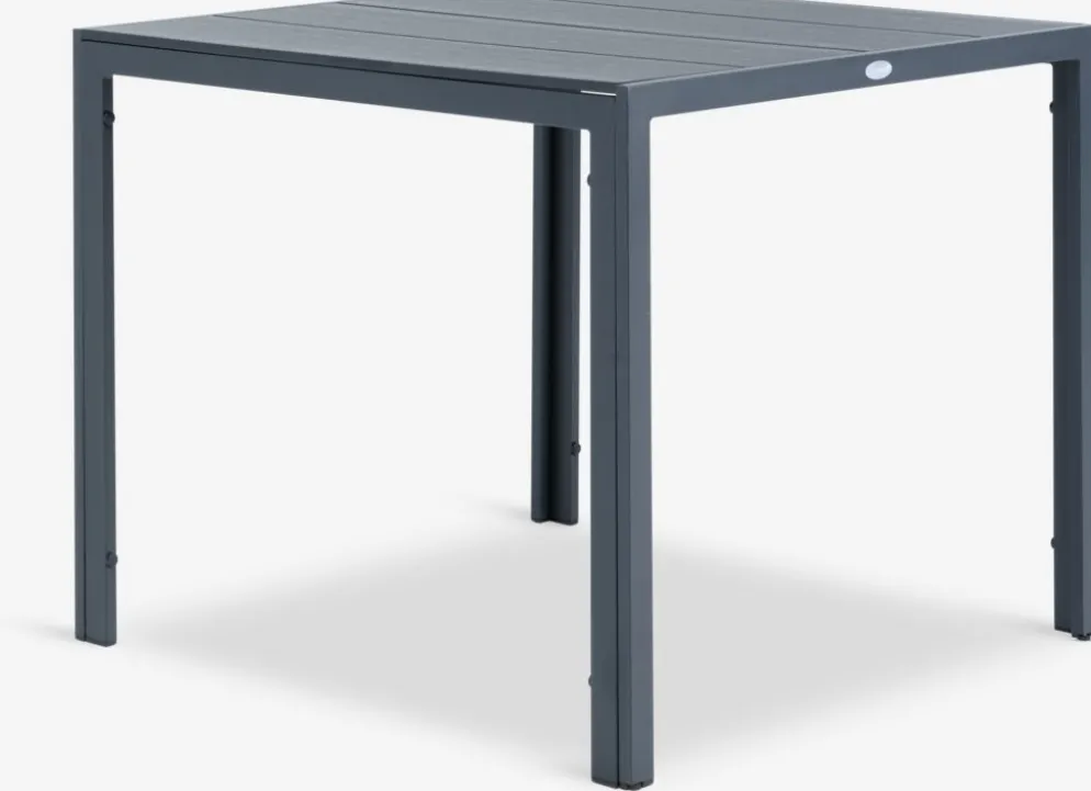 MADERUP + LOMMAMADERUP L90 table + 4 LOMMA chaises noir