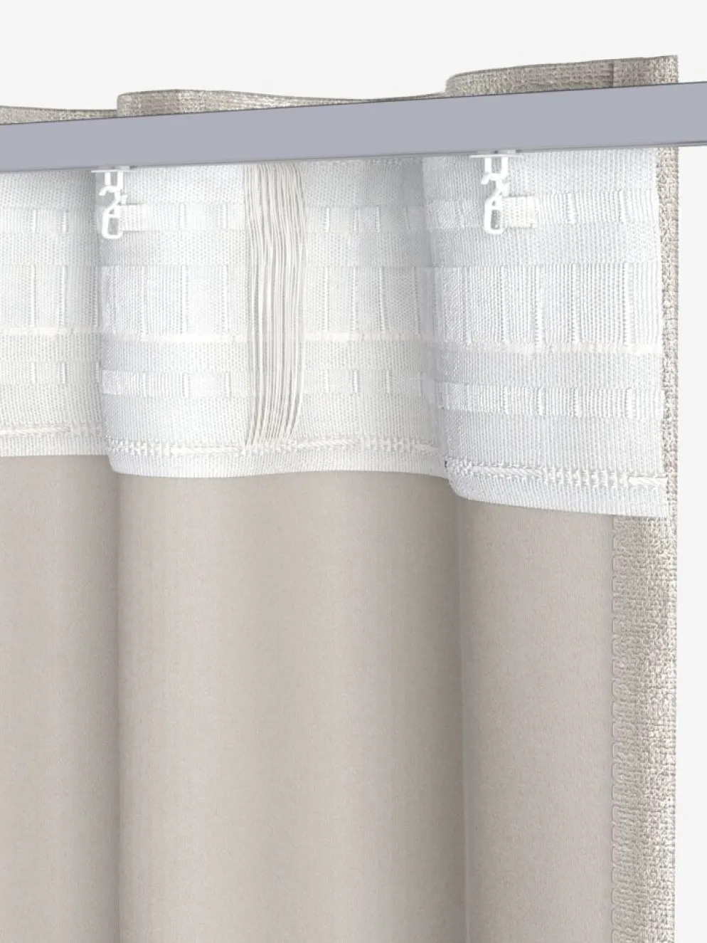MAGELUNGENRideau tamisant MAGELUNGEN 1x140x245 beige