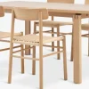 MEJLSKOV + ISLEVMEJLSKOV L180 table + 4 ISLEV s/accou. chêne naturel