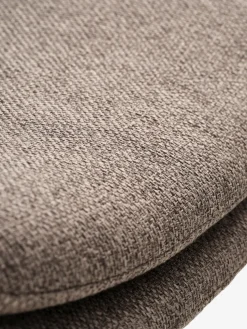 MELBYChaise MELBY tissu brun clair/noir