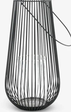 MELIASLanterne MELIAS Ø24xH46cm noir