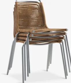 MIDDAGSBERGETChaise empilable MIDDAGSBERGET naturel