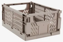 MILASPanier MILAS l25xL34xH15cm pliable gris