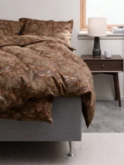 MIMMIPlusParure de lit Satin MIMMI 240x220 sable foncé