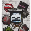 MINECRAFTParure de lit MINECRAFT 140x200 gris