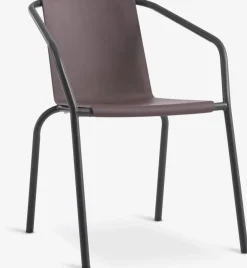MODUMChaise empilable MODUM aubergine