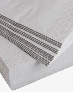 MOLTEServiettes en papier MOLTE gris 40x40 50pcs/pqt