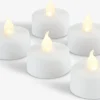 MORGANBougies LED chauffe-plat MORGAN a/minuterie 6pcs/pqt