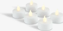 MORGANBougies LED chauffe-plat MORGAN a/minuterie 6pcs/pqt