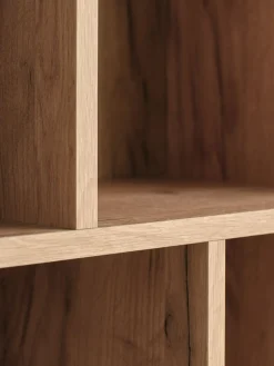 MOSBJERGBibliothèque MOSBJERG 10 tablettes coloris chêne naturel