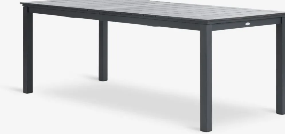MOSS + MYSENMOSS L214/315 table + 4 MYSEN chaises gris