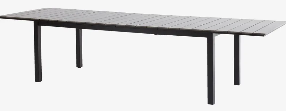 MOSS + MYSENMOSS L214/315 table + 4 MYSEN chaises gris