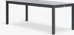MOSS + STRANDBYMOSS L214/315 table + 4 STRANDBY chaises gris