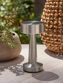 MUSVITLampe de table rechargeable MUSVIT Ø11xH21cm chrome