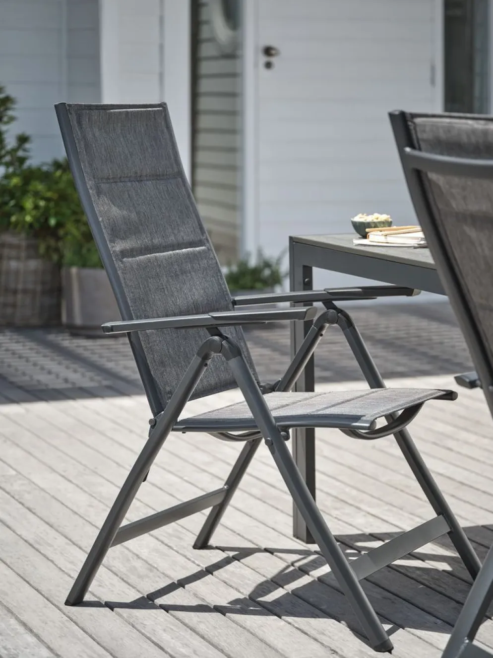 MYSENChaise inclinable MYSEN gris