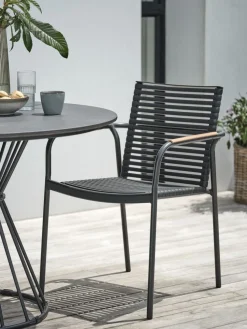 NABEChaise empilable NABE noir