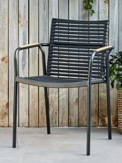 NABEChaise empilable NABE noir