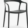 NANNESTADChaise empilable NANNESTAD gris foncé