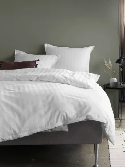 NELLGoldParure de lit Satin NELL 240x220 blanc
