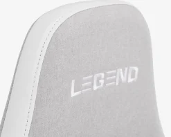 NIBEChaise gaming NIBE tissu blanc/beige