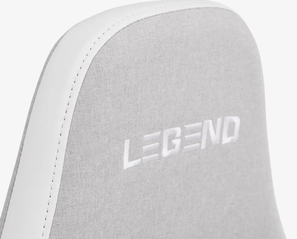 NIBEChaise gaming NIBE tissu blanc/beige