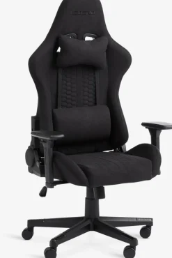 NIBEChaise gaming NIBE tissu noir/noir