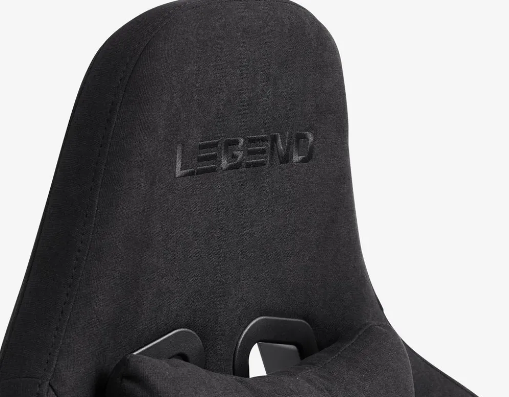 NIBEChaise gaming NIBE tissu noir/noir