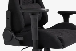 NIBEChaise gaming NIBE tissu noir/noir