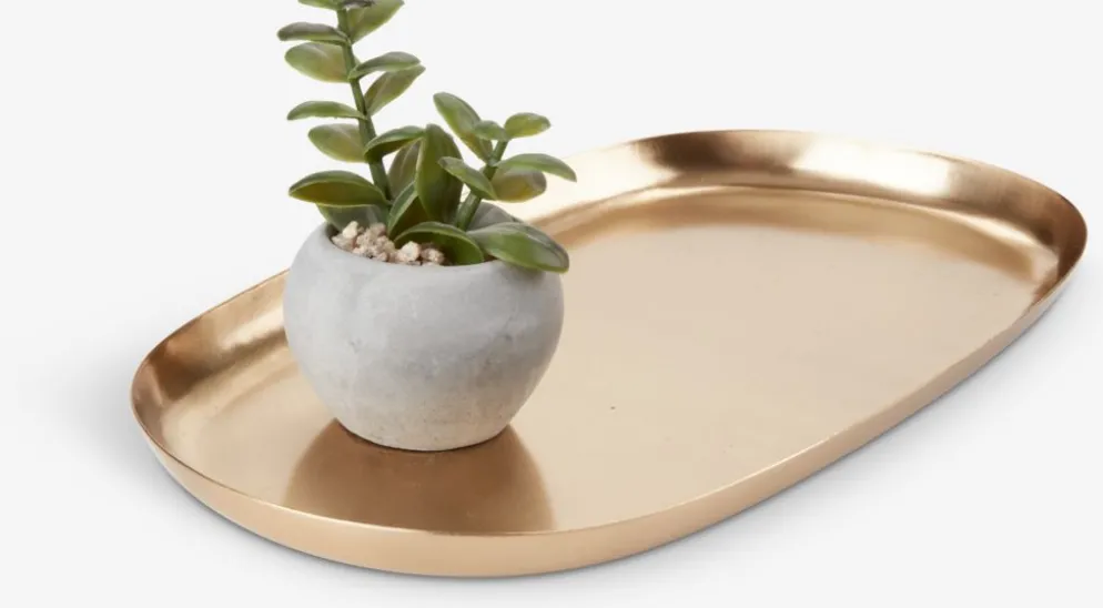 NIELSENPlateau décoratif NIELSEN l17xL30cm laiton