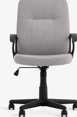 NIMTOFTEFauteuil de bureau NIMTOFTE tissu gris/noir