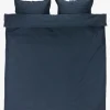 NIRAPlusParure de lit Satin NIRA 240x220 bleu foncé