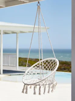NITTEDALChaise suspendue NITTEDAL Ø80 blanc cassé