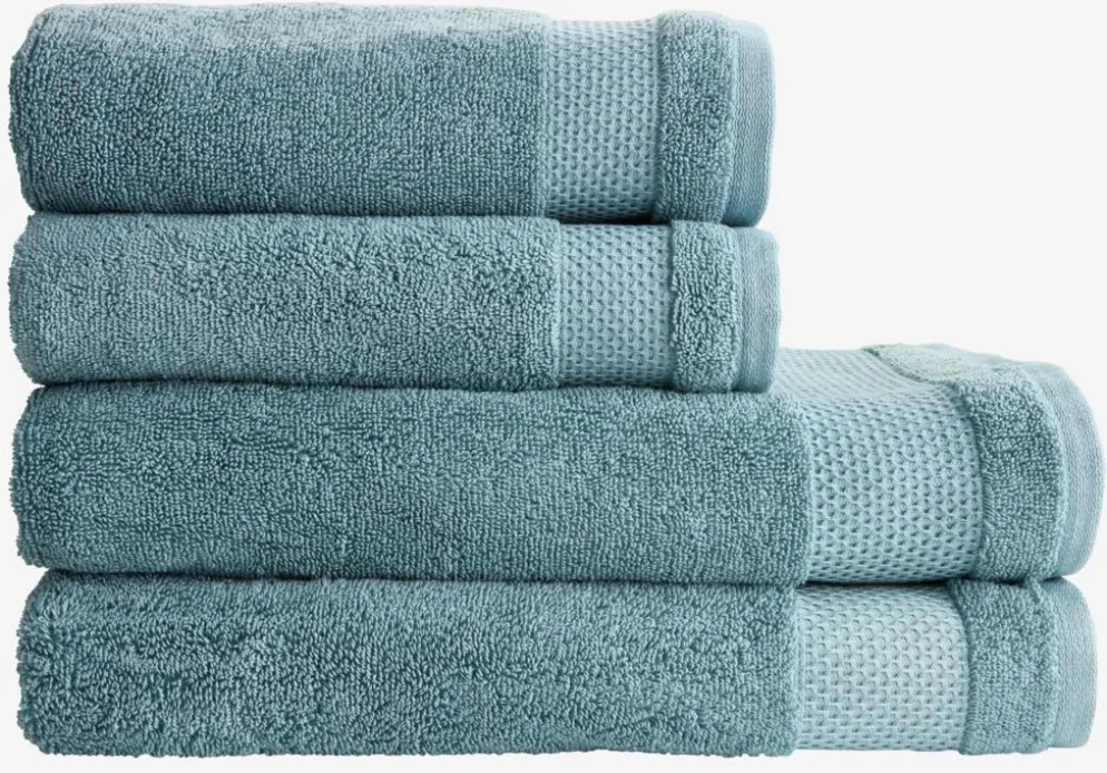 NORAGoldServiette de toilette NORA 50x100 bleu poudré