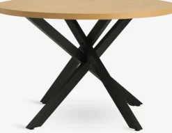 NORTOFTTable NORTOFT Ø120 coloris chêne chaud/noir