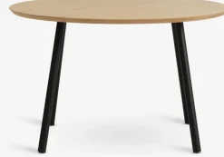 NYBOTable basse NYBO Ø70 coloris chêne chaud/noir