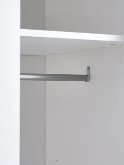 ODDERArmoire ODDER 120x201 2 portes coulissantes a/miroir blanc