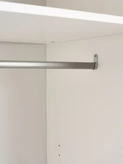 ODDERArmoire ODDER 179x201 3 portes coulissantes a/miroir blanc