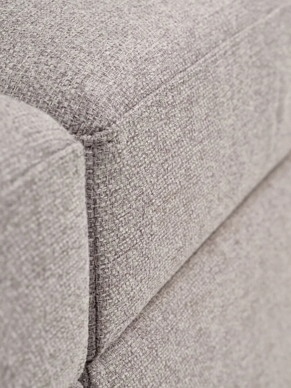 OKSBYCanapé modulable OKSBY 2pers. a/rangement tissu sable