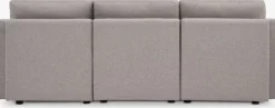 OKSBYCanapé modulable OKSBY 3pers. a/rangement tissu sable