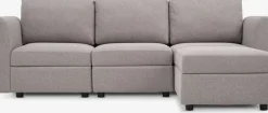 OKSBYCanapé modulable OKSBY 3pers. méridienne a/rangement sable