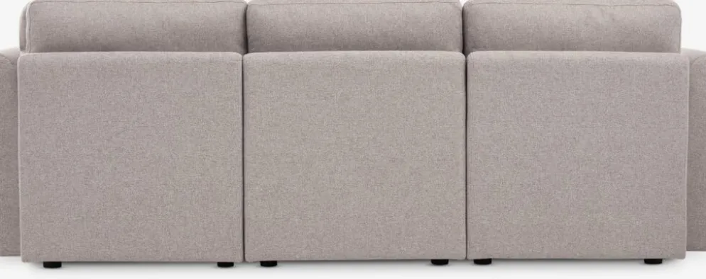 OKSBYCanapé modulable OKSBY 5pers. extrémité a/rangement sable