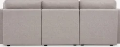 OKSBYCanapé modulable OKSBY 5pers. angle a/rangement tissu sable