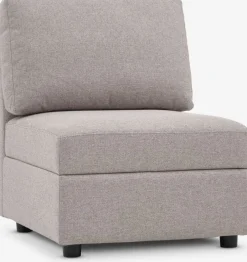OKSBYModule canapé OKSBY central a/rangement tissu sable