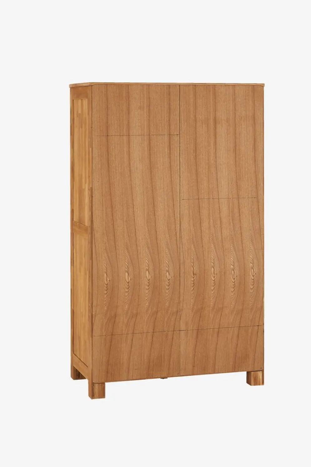 OLDEArmoire OLDE 120x200 2 portes 2 tiroirs chêne naturel