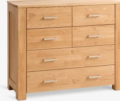 OLDECommode 6 tiroirs OLDE chêne naturel
