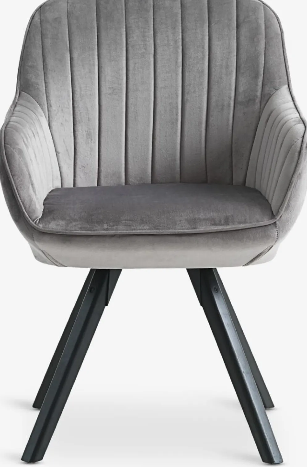 ONSEVIGFauteuil ONSEVIG velours gris/noir