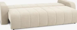 ORMSLEVCanapé convertible ORMSLEV 3 personnes tissu beige